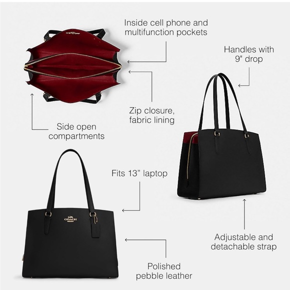 Coach Tatum Carryall - Picture 6 of 8